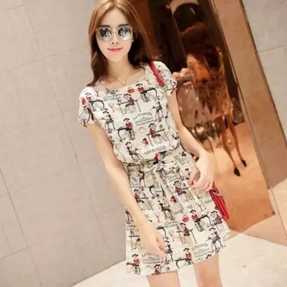 Short Sleeve o Neck dress (BFL)